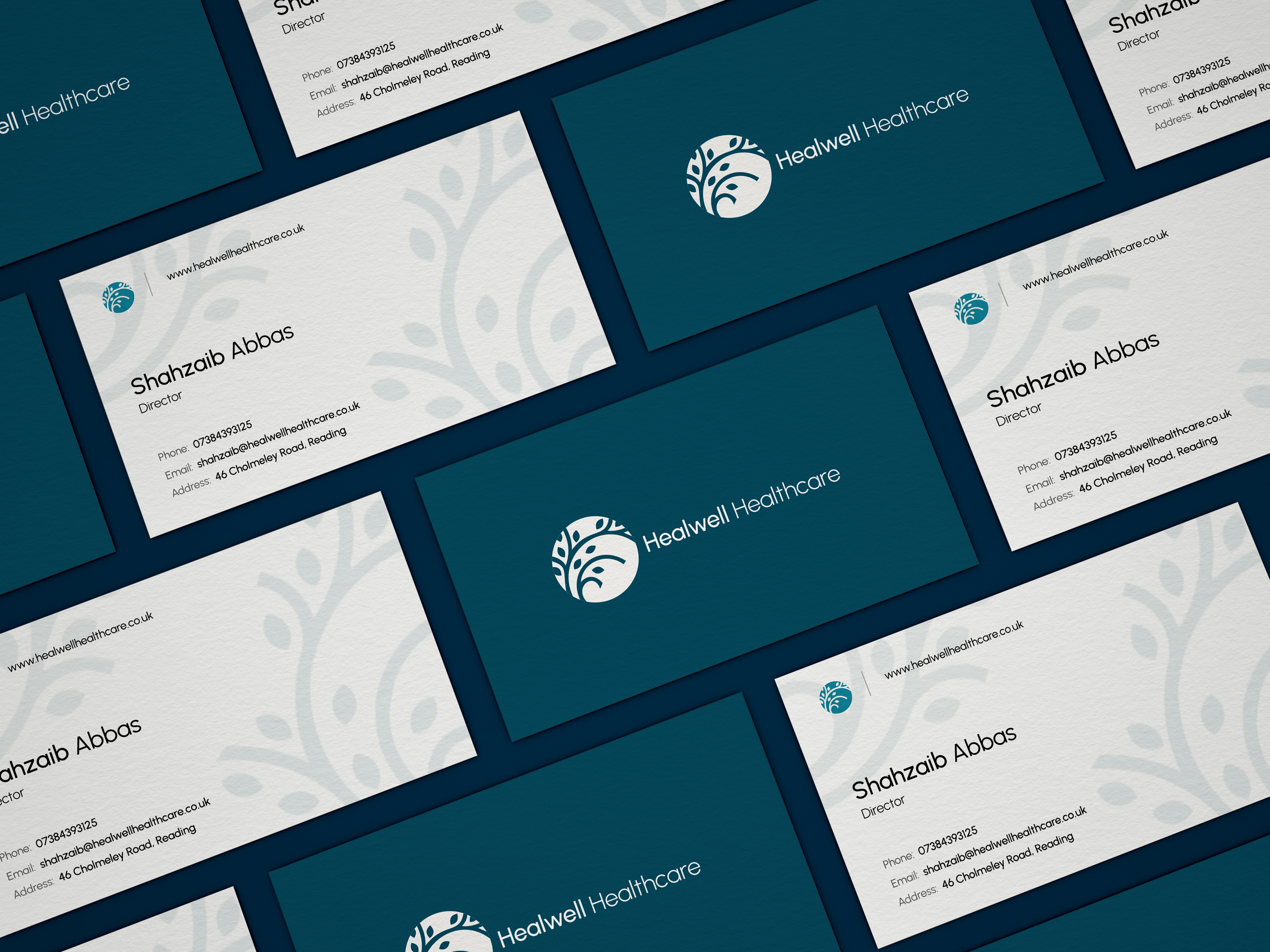 Healwell card design